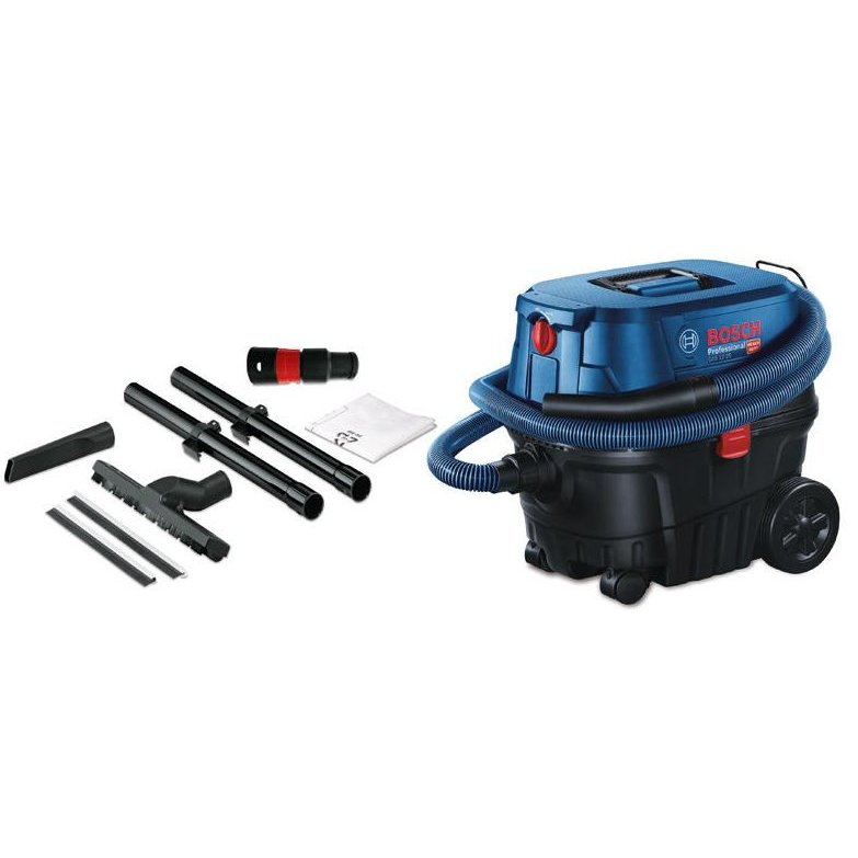 (木工工具店)附發票  BOSCH 博世 GAS12-25 插電乾濕兩用吸塵器 吸力 HEPA過濾器 GAS 12-25