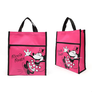 S MATE【現貨】❤️韓國 MINNIE MOUSE 粉紅米妮 便當袋/餐袋/補習袋/文具袋 萬用環保手提袋
