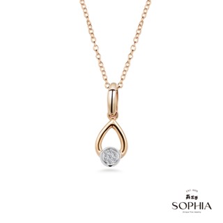 【SOPHIA 蘇菲亞珠寶】希拉 14K金 鑽石項墜