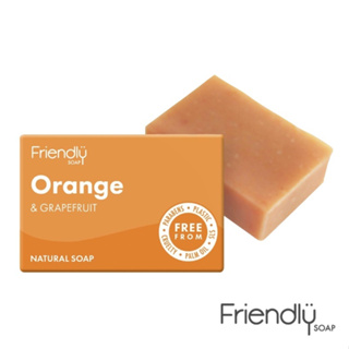 『緊緻潤膚』橘子葡萄柚緊膚手工皂(95g)【富樂皂FRIENDLY SOAP】英國原裝肥皂