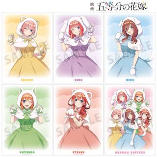 AMNIBUS 日本精品《五等分的新娘 動物扮演服裝ver. A3亞光海報》7月預購 5/6截止 全款 不需訂金 週邊 周邊 全新品 五等分的花嫁 中野一花 二乃 三玖 四葉 五月