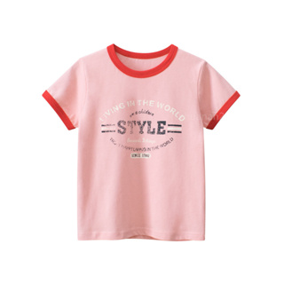 韓國童裝 兒童短袖T恤 卡通女寶寶衣服 純棉材質 女童T恤 中小童T恤 90-140cm