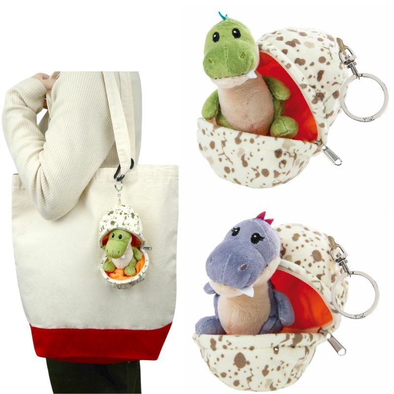 【現貨-日本NICI】恐龍寶寶 鑰匙圈 包包吊飾 恐龍蛋 書包吊飾