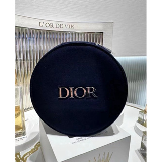 Dior 2024 黑化圓餅化妝包