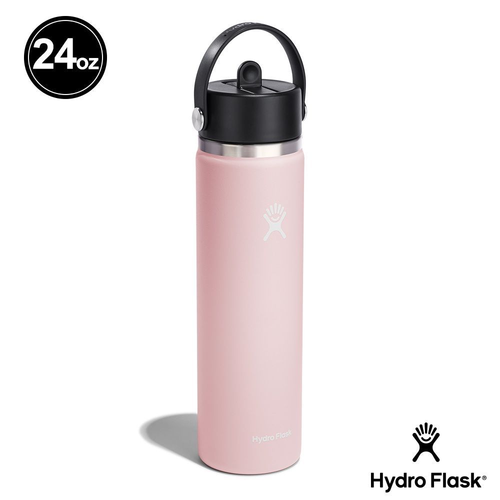【Hydro Flask】24oz 710ml 櫻花粉【寬口 / 吸管蓋】保溫鋼瓶吸管水瓶不鏽鋼保溫保冰瓶保冷保溫瓶水壺