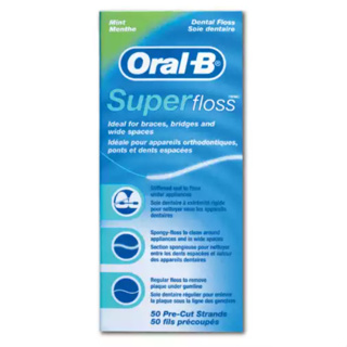 Oral-B歐樂-B 三合一牙線 超級牙線 牙齒矯正/牙橋專用