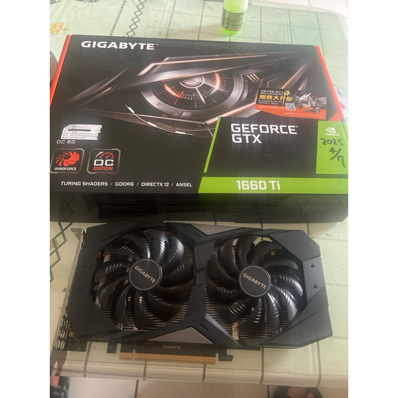 售技嘉GIGABYTE GTX1660TI OC-6GB盒裝保固內極新