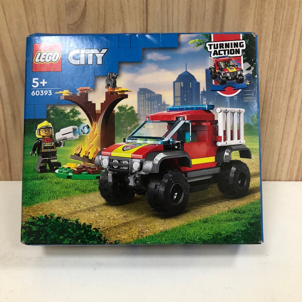 【雲端新市集】正版 樂高 LEGO 60393 城市系列  4x4消防車救援