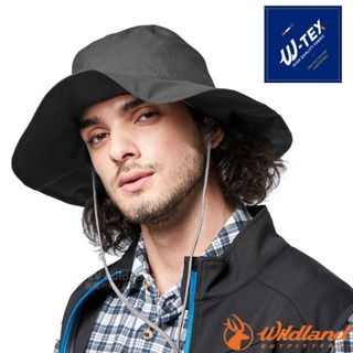 【荒野 WildLand】抗UV防水透氣大盤帽子 (防水10000mm+) 防曬UPF50+ 遮陽帽_W2008