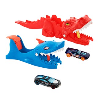 Mattel 風火輪怪獸侵略發射器組合 Hot Wheels 合金車 軌道