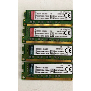 Kingston 金士頓 8GB DDR3 1600 KVR16N11/8 終身保固