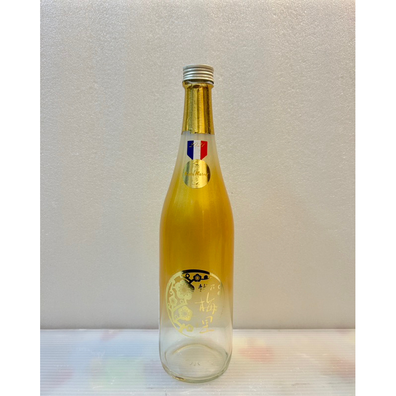 🇯🇵日本酒 越乃梅里純米大吟醸 [ゴールドボトル]ゴールドグラデーション 0.72「空酒瓶」