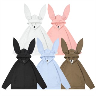 【OTIS】 「現貨」美式 超Q兔耳朵 連帽外套 兔子 春夏 外套 CP值 寬鬆 OVERSIZE 落肩 OT36