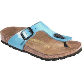 BIRKENSTOCK 勃肯 / 童鞋Gizeh / 合成皮 / 天藍色漆皮