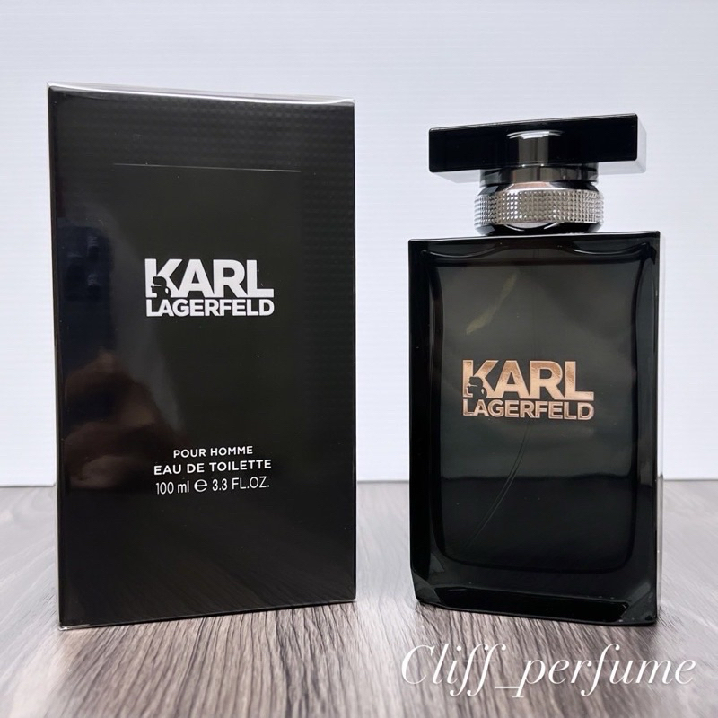 【克里夫香水店】KARL LAGERFELD 卡爾 同名時尚男性淡香水100ml
