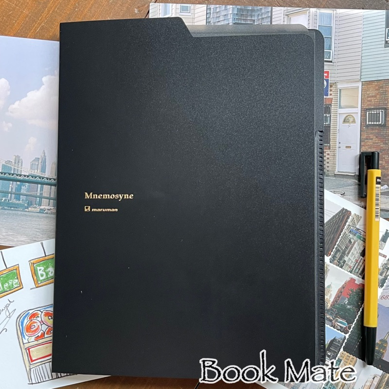 日本🇯🇵maruman Mnemosyne記憶女神 A5 資料夾層筆記本 隨記本