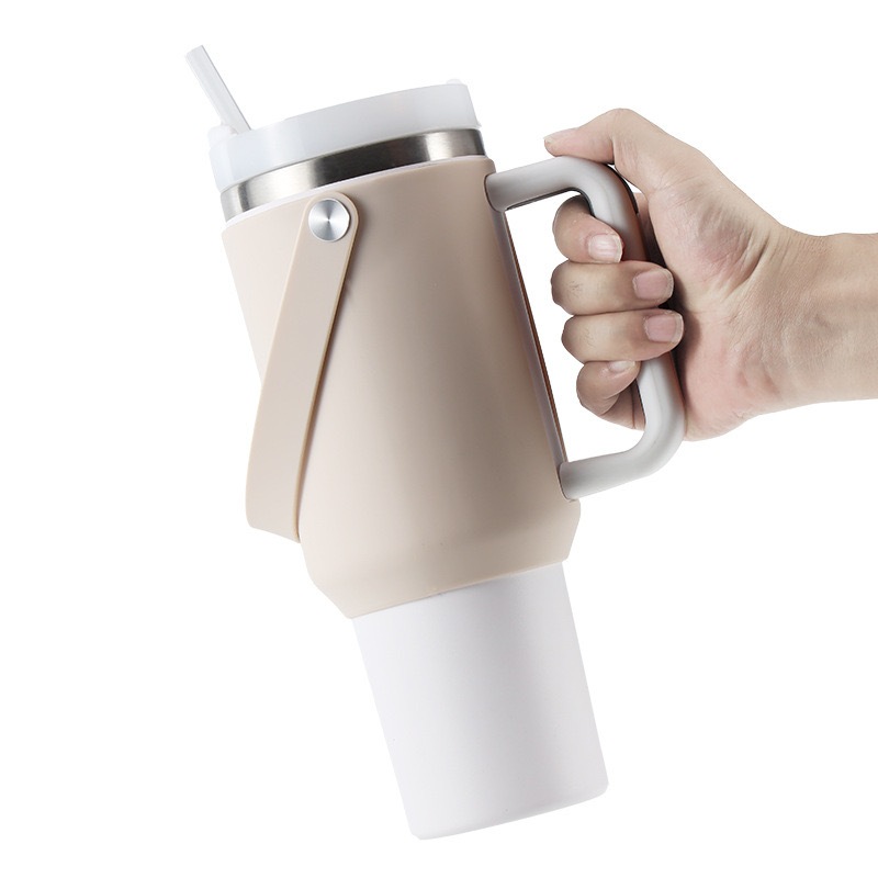 新款速發 Stanley冰霸杯配套矽膠杯套 1200ml手把冰霸杯矽膠杯套 冰霸杯保護套 保溫杯矽膠護套 咖啡杯矽膠杯套