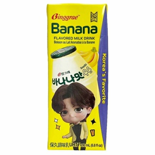 Binggrae韓國保久乳 香蕉口味草莓口味