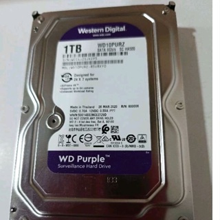WD威騰 WD10PURZ 1TB 1T 紫標 良品 監控用 3.5吋 硬碟