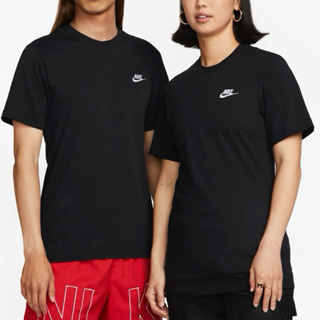 《IS》Nike Logo 短T 刺繡 黑 白 黑白 短袖 AR4999-013