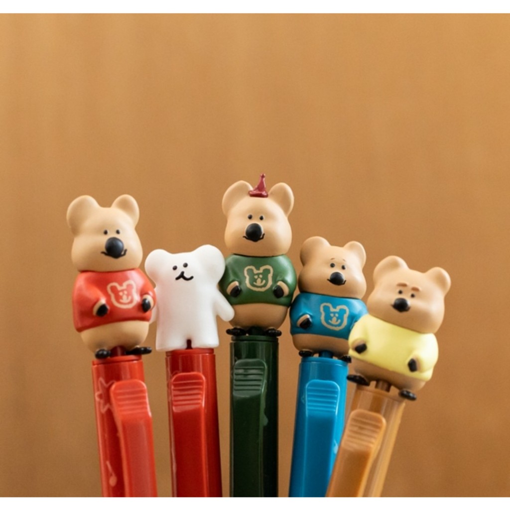 【現貨】DINOTAENG造型筆 / 韓國矮袋鼠 / 韓國矮袋熊 / Quokka