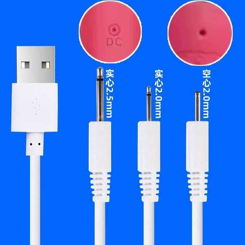 （在台現貨）針式充電線DC2.0圓孔2.5/2.0針頭音頻成人用品充電線