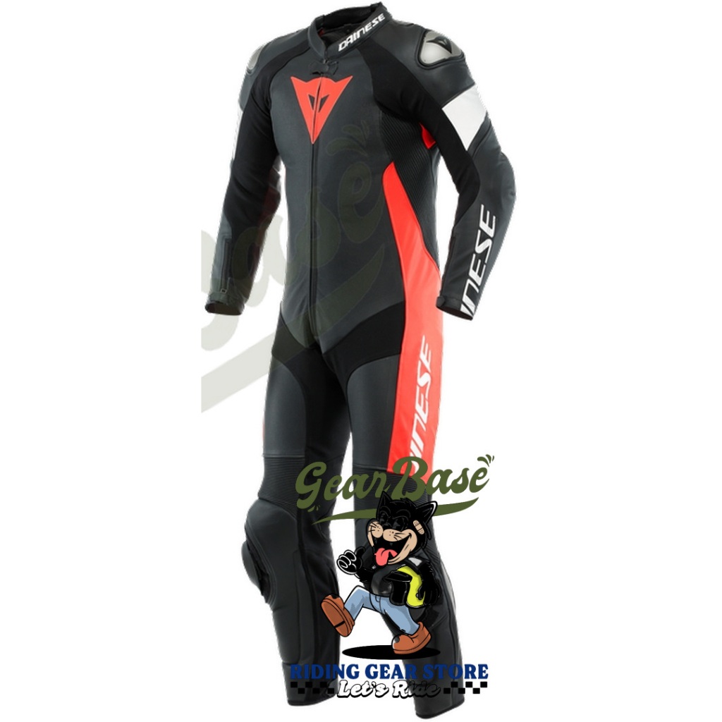 【吉兒基地 Gear Base】Dainese Tosa 打洞 連身 防摔衣 皮衣 賽車服 摩托車 黑/白/紅 重機