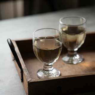 ［拾憩］義大利 borgonovo 復古高腳玻璃杯190ml 倫敦系列 古典 冷飲杯 水杯 高腳杯 酒杯 香檳杯 小杯子