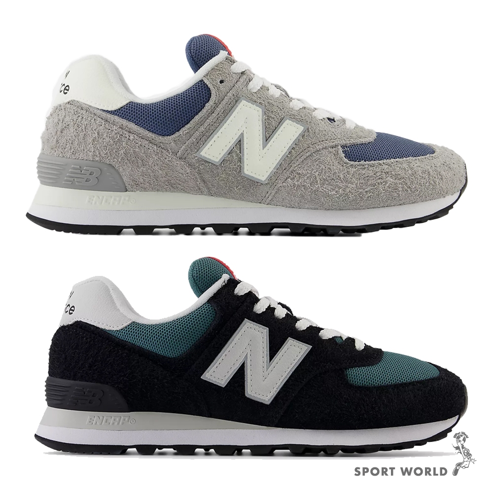 New Balance 574 休閒鞋 男鞋 女鞋 灰/黑【運動世界】U574GWH-D/U574MGH-D