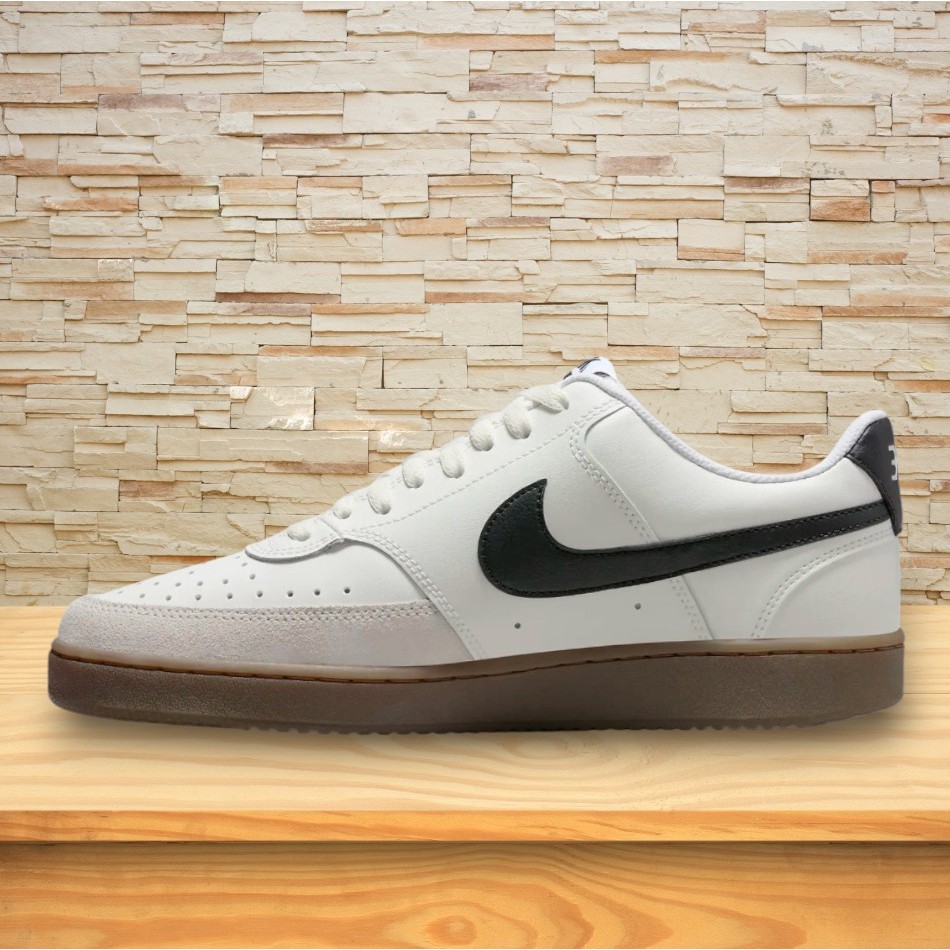 Nike Court Vision 全白黑勾 焦糖底 麂皮 低筒 厚底鞋 休閒鞋 復古 男鞋 女鞋 FQ8075-133