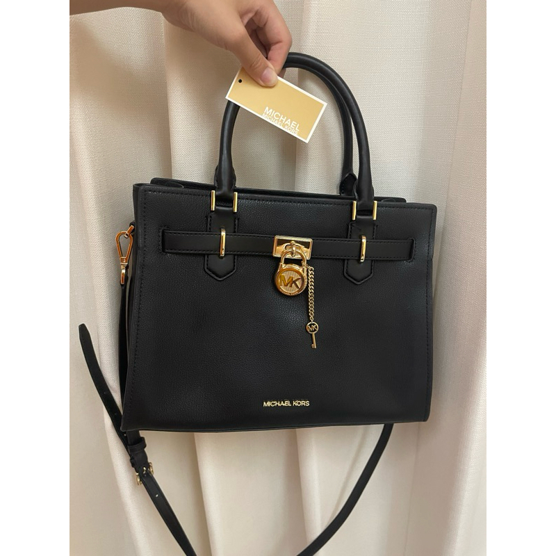 MK 大鎖頭包🖤 吊牌還在 二手非常新✨👜 Michael Kors 公事包 手提包 肩背包 托特包