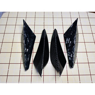 ！！新產品！！新上市！！【峰鈦國際】A02乾式碳纖維 鍛造碳纖維 紅色碳纖維 銀色碳纖維 通用型定風翼 通用型風刀 大尺