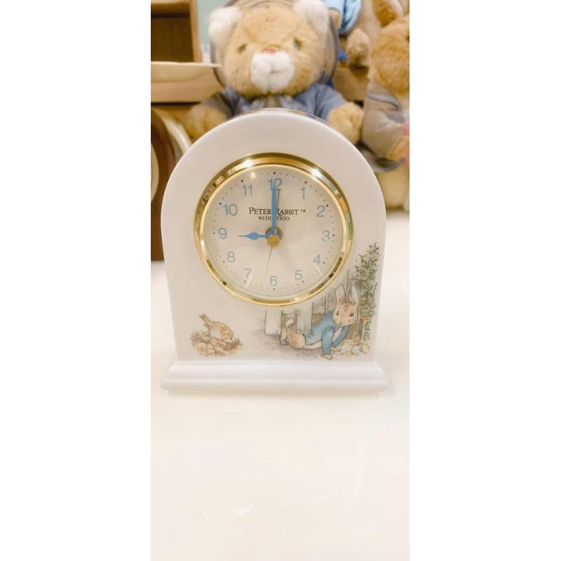 英國🇬🇧古物收藏品 WEDGWOOD彼得兔桌鐘/鬧鐘
