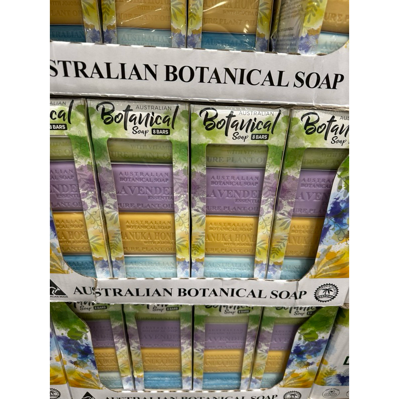 現貨 澳洲製 植物精油香皂8入 好市多代購