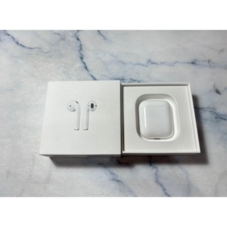 懇得機通訊 二手品 Apple AirPods (第2代) 無線藍芽耳機 9成新 保固中【高雄實體店面】327