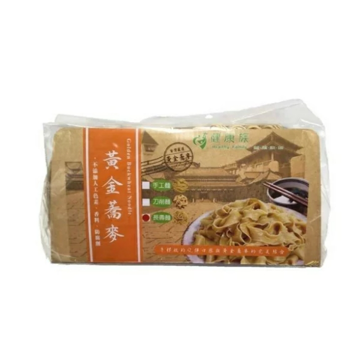 健康族 黃金蕎麥長壽麵13片/包600公克×2包 特惠中