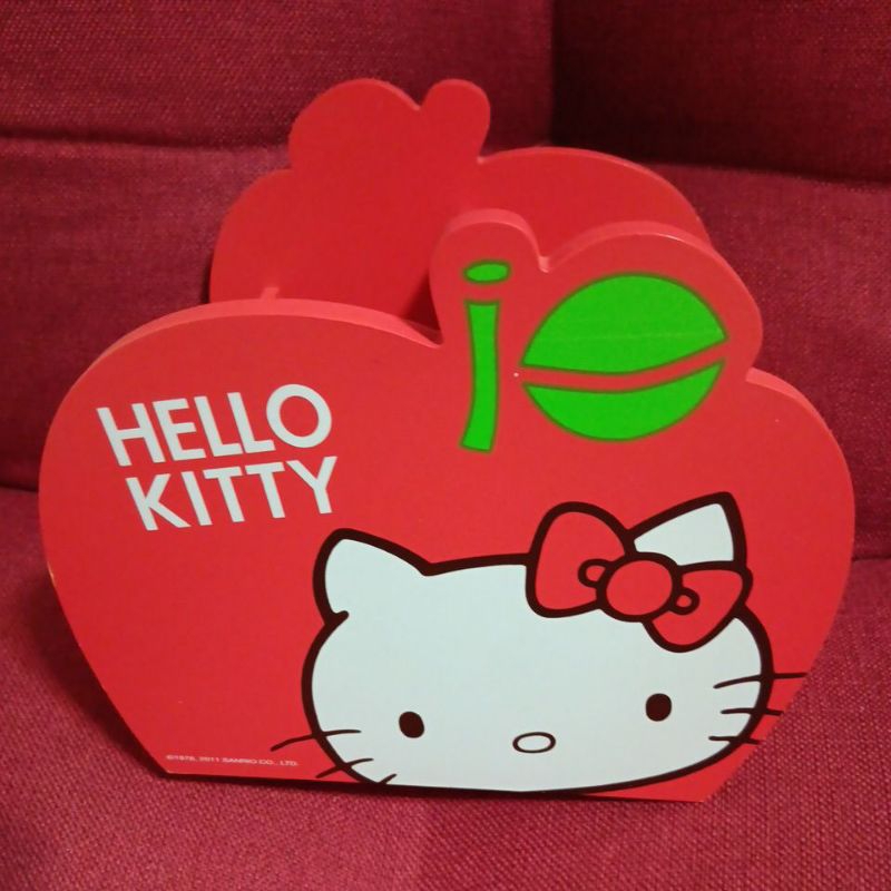 早期 2011年 三麗鷗 Hello Kitty 旋轉櫃 置物盒 遙控器收藏盒 收納盒 絕版珍藏