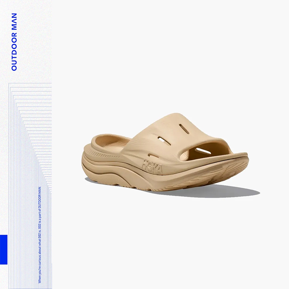 [HOKA] 中性款 ORA Recovery Slide 3 恢復拖鞋 流沙色