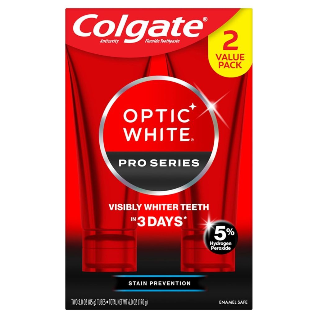 預購 Colgate Optic White Pro Toothpaste Stain Prevention