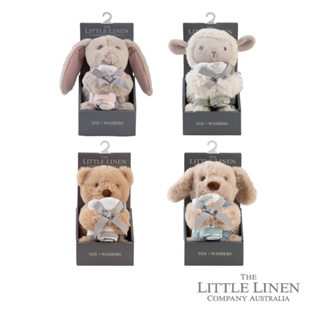 【Little Linen】澳洲 玩偶澡巾禮盒 (2024新品上市)