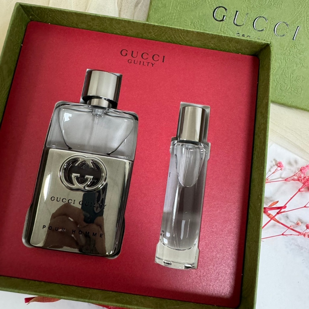 L.M香水『GUCCI』GUILTY 罪愛男性淡香水禮盒(淡香水50ml+淡香水15ml)