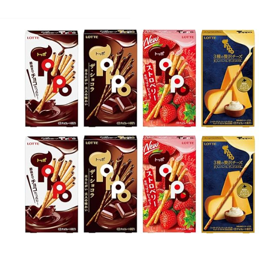 ★日本代購JP★  LOTTE PEPERO TOPPO  樂天 濃厚巧克力棒 經典巧 克力棒 金盒 濃厚 日本境內版