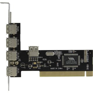 USB擴充卡 PCI轉USB2.0 內置USB 轉接卡 VIA晶片 USB擴展卡 隨插即用
