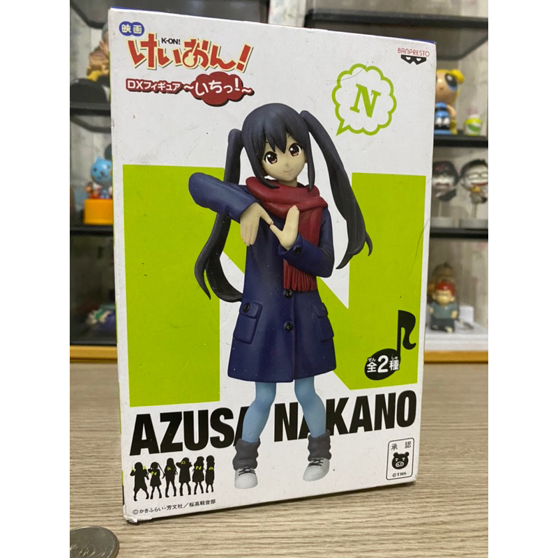 正版 K-ON 輕音部 輕音少女 中野梓 小梓喵 畢業旅行 景品 老物 拆擺 公仔