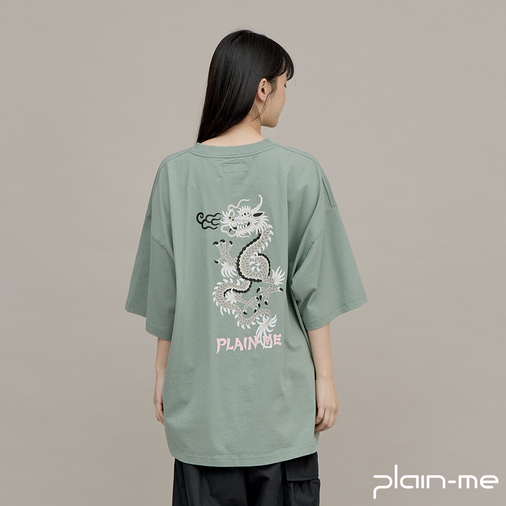 【plain-me】自己的龍耀寬鬆短袖TEE PLN0122-241 &lt;男女款 T恤 上衣&gt;