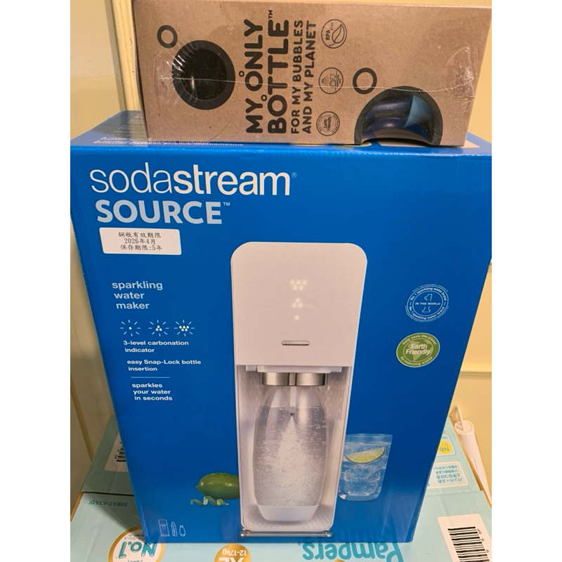 全新未拆封 Sodastream 氣泡水機 SOURCE(白)