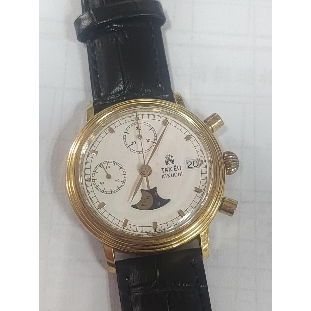 早期瑞士手上鍊機械月相計時手錶 罕見 獨家 品牌 更多瑞士錶 競標商品 古董 特殊 罕見獨家