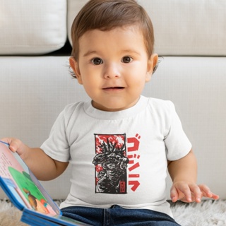 大怪獸 兒童短袖T恤 3色 哥吉拉服飾日本日文童裝嬰幼兒親子裝godzilla 1954