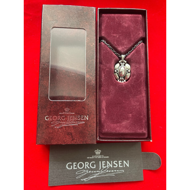 GEORG JENSEN 喬治傑生 2000 銀石 年度項鍊 丹麥製 首刻 原盒 現貨