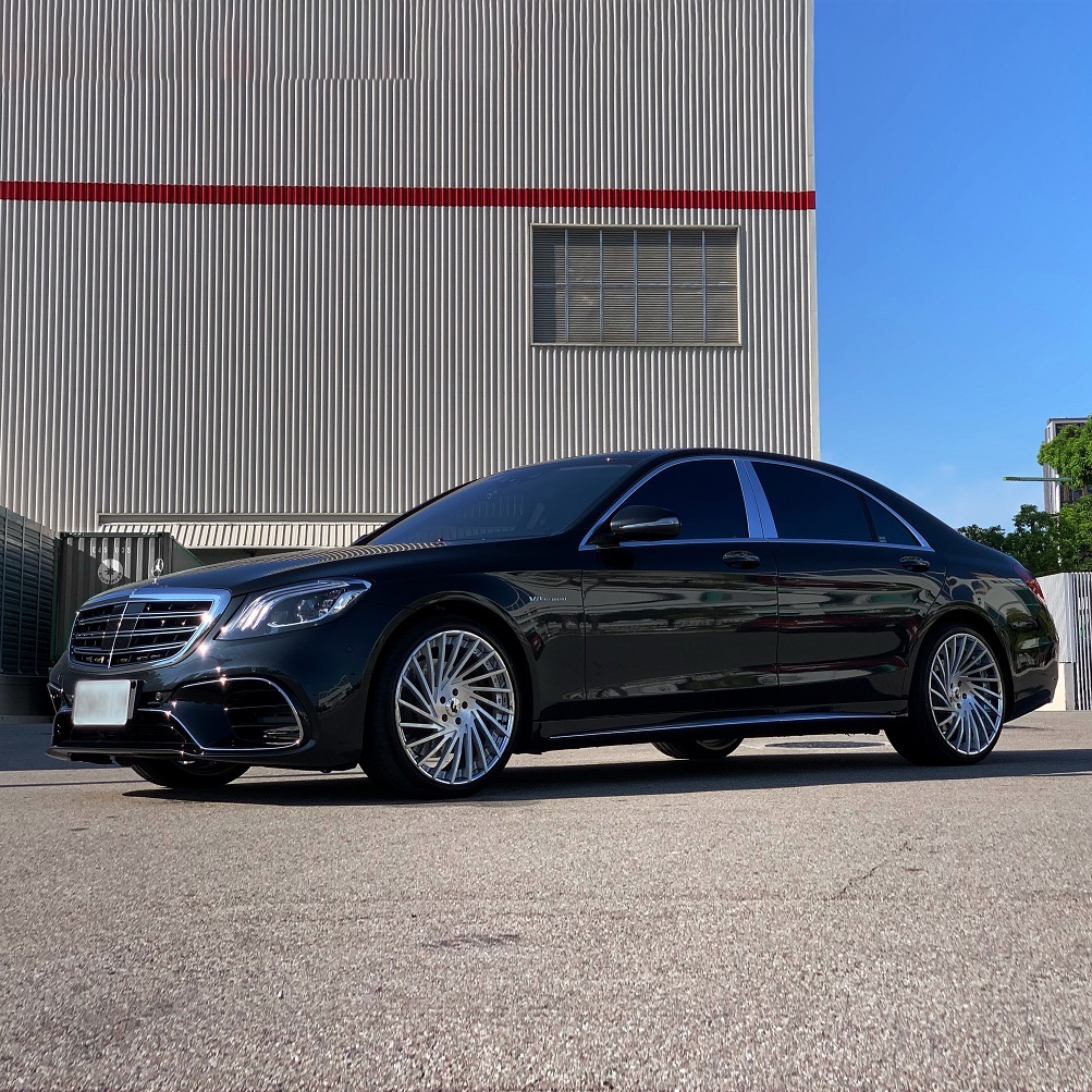 MercedesBenz S500 改裝升級美國FORGIATO訂製鍛造21吋鋁圈 專車專用✦昆億國際✦昆億鋁圈✦美式鋁